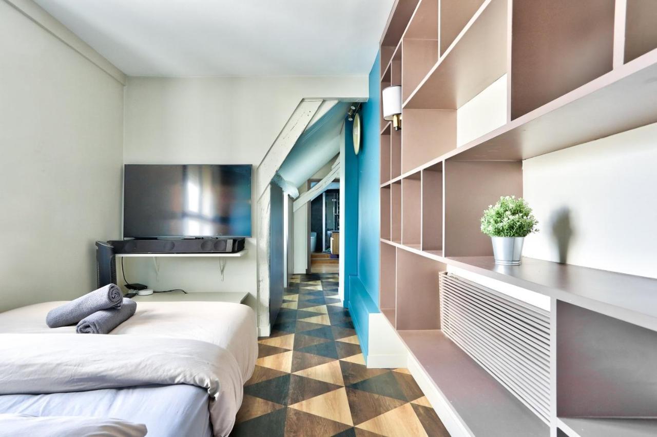 Le Marais Superb Apartment Terrace Paris Free Netflix Экстерьер фото
