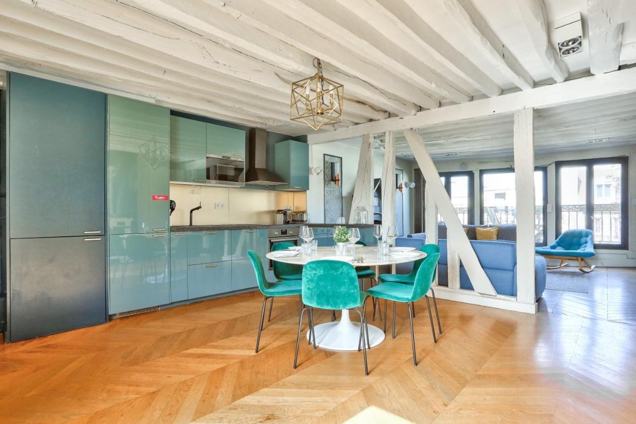 Le Marais Superb Apartment Terrace Paris Free Netflix Экстерьер фото