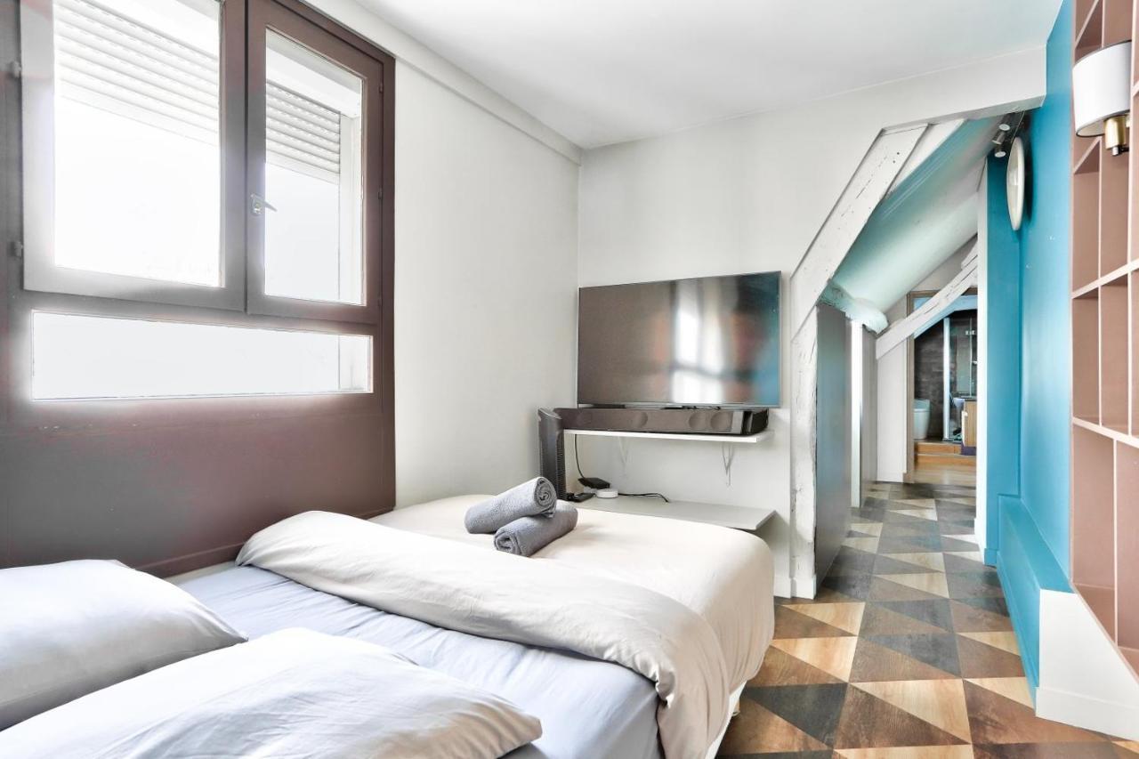 Le Marais Superb Apartment Terrace Paris Free Netflix Экстерьер фото