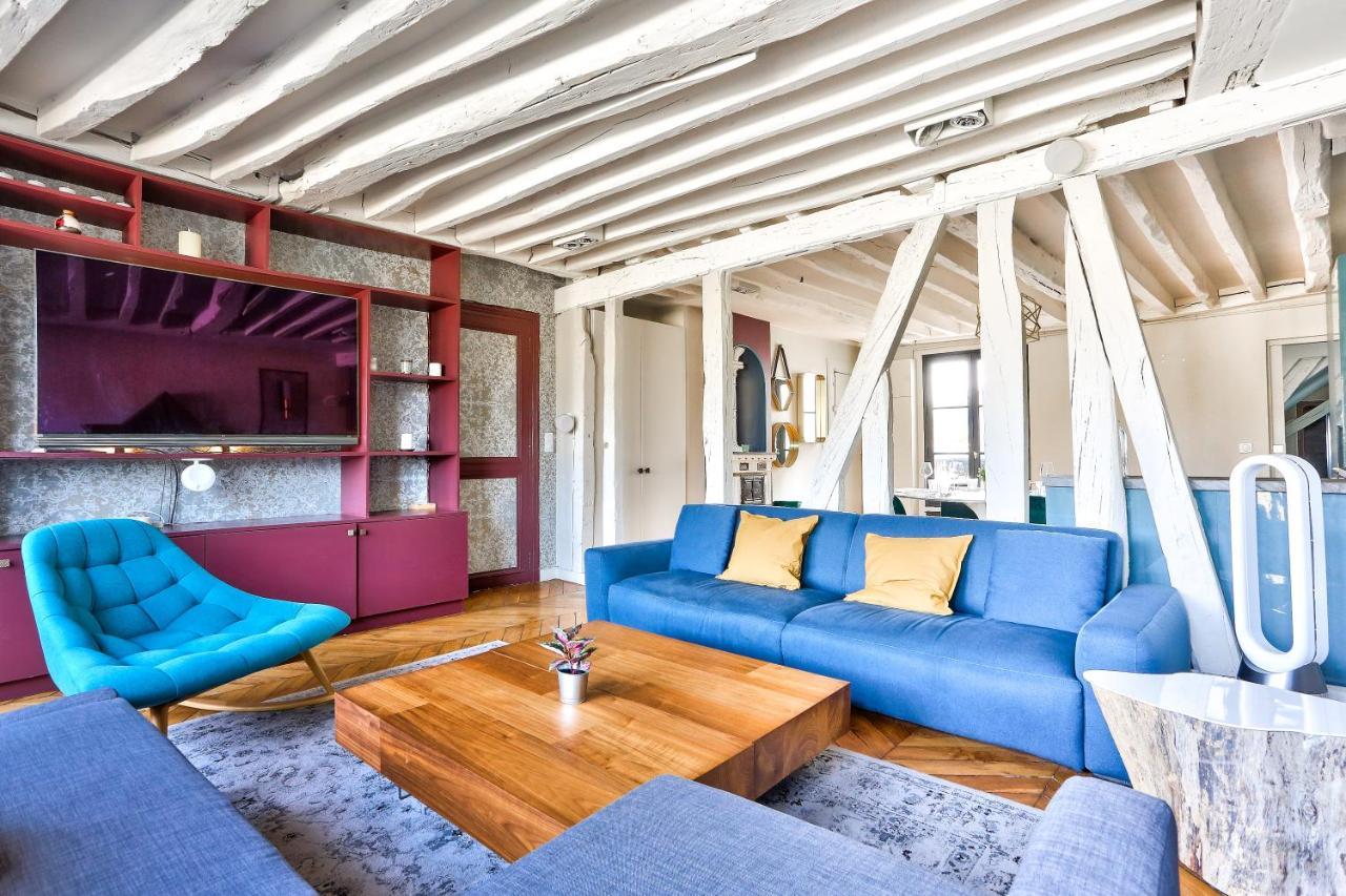Le Marais Superb Apartment Terrace Paris Free Netflix Экстерьер фото