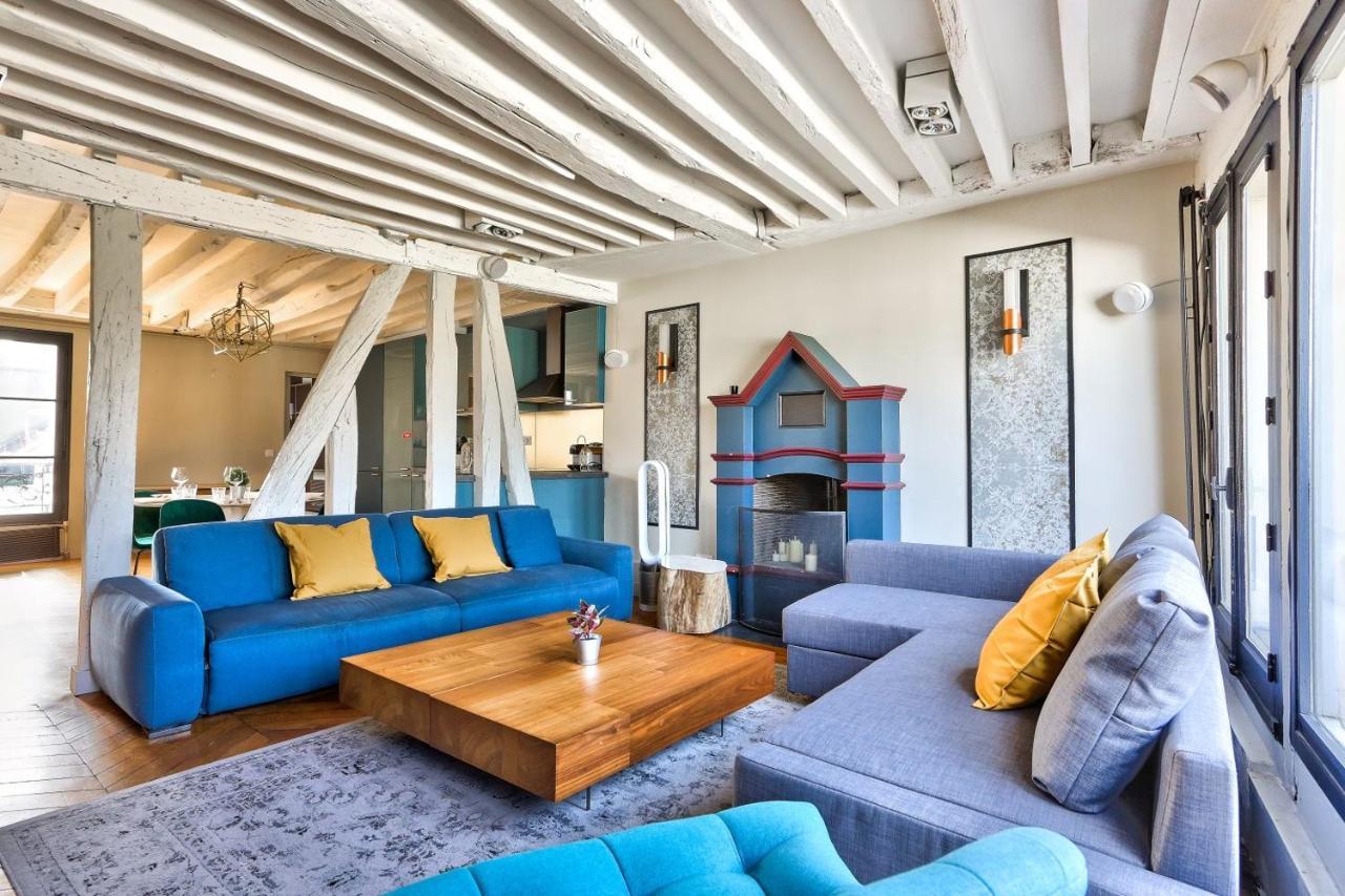 Le Marais Superb Apartment Terrace Paris Free Netflix Экстерьер фото